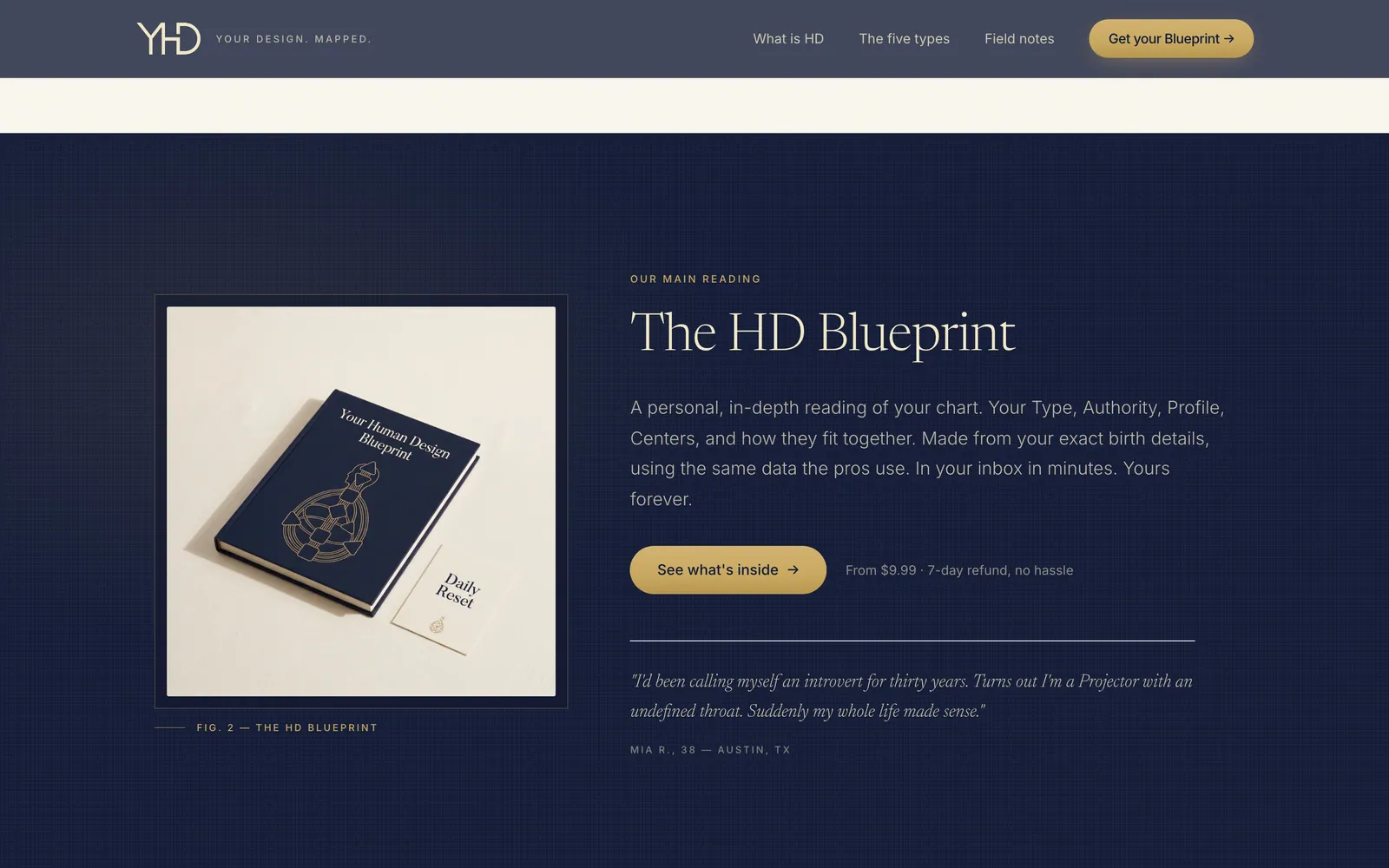 YourHumanDesign — screenshot 1.
